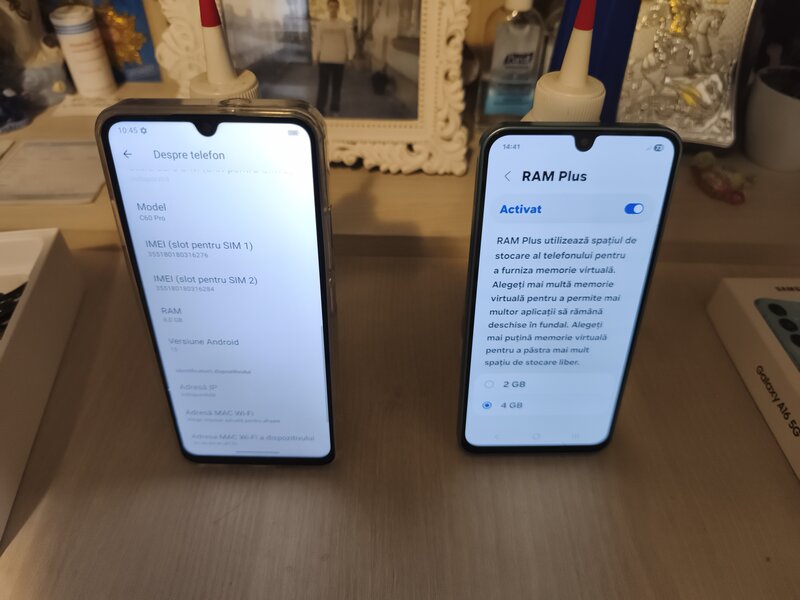 Samsung Galaxy A16 - Oukitel C60 pro 4G